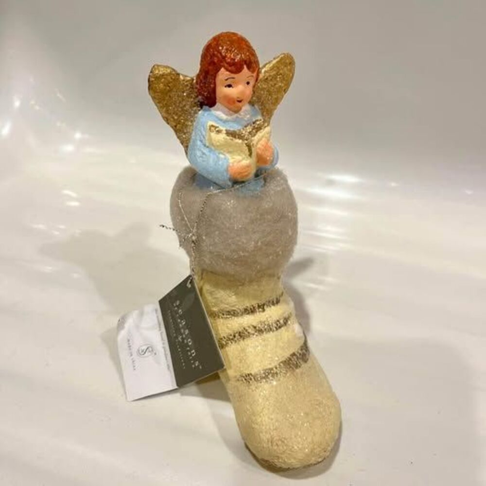 Teena Flanner Angel In Shoe Christmas Decoration NWT 2003